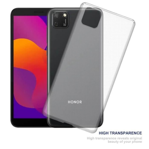 Coque - CADORABO - Honor 9s - Transparent - Stötsäker skydd - Tunn och lätt design Transparent