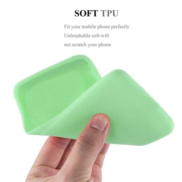 Skyddsfodral för Samsung Galaxy A7 2015 CANDY GRÖN PASTELL Stötskydd Silikon Grön