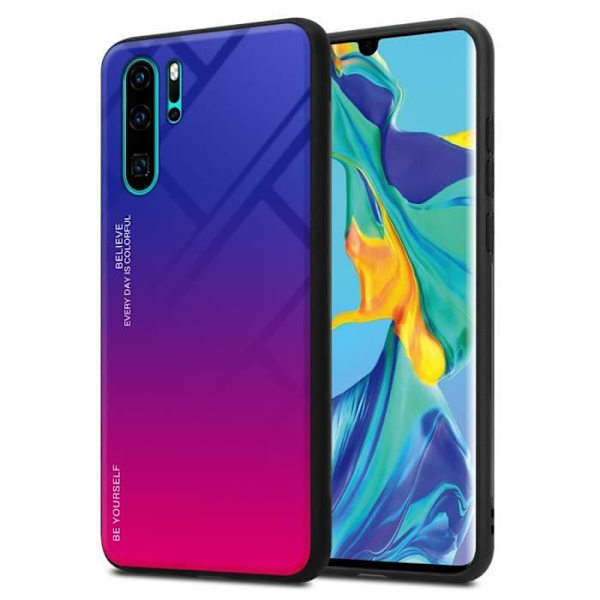 Fodral till Huawei P30 PRO Skal i VIOLTT - RÖD Fodral Skyddsskydd i två färger TPU LILA - RÖD