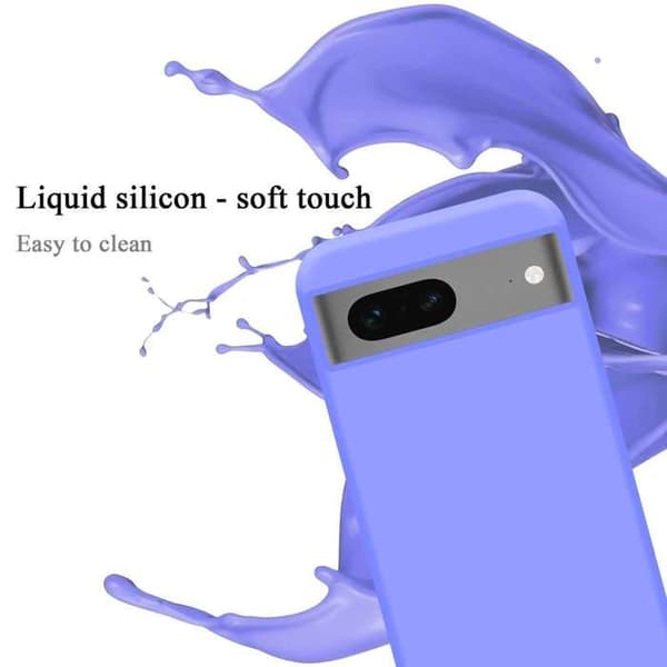 Skal för Google PIXEL 7 Stötabsorberande i LIQUID LIGHT PURPLE Violett