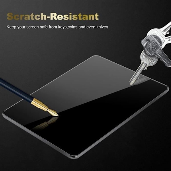Skärmskydd - CADORABO - Samsung Galaxy Tab S4 - Härdat glas - Transparent - Maximalt motstånd