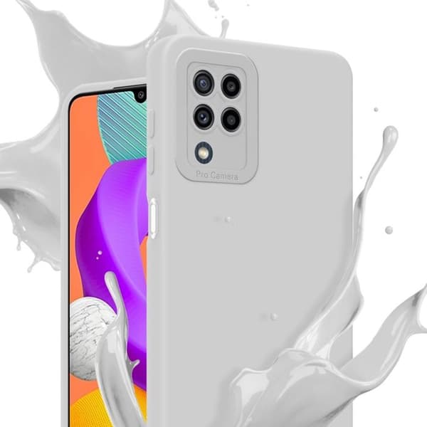 Skyddsfodral för Samsung Galaxy M22 / M32 4G i FLUID VIT Stötsäker Vit