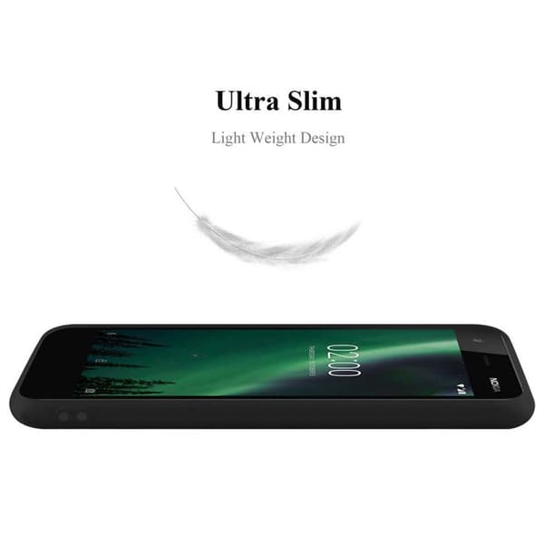Skyddsfodral för Nokia 2 2017 CANDY SVART Stötsäker Silikon Svart