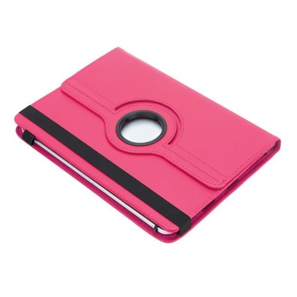 Skyddsfodral för Lenovo Tab E10 (10.1) Etui i ROSA Hölster Case Cover 360 graders skydd i konstläder Plånbok Wallet Rosa