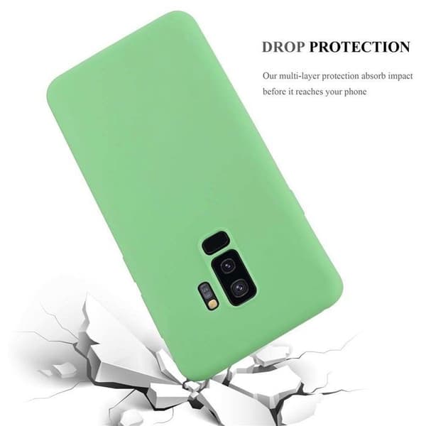Skyddsfodral för Samsung Galaxy S9 PLUS CANDY GRÖN PASTELL Stötsäker Silikon Grön