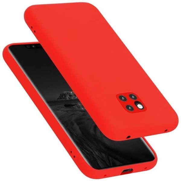 Telefonhölje - CADORABO - Huawei MATE 20 Pro - Silikon TPU - Röd - Optimal skydd Röd