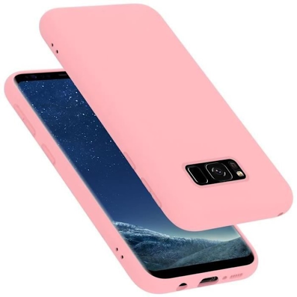 Telefonfodral - CADORABO - Samsung Galaxy S8 - Silikon TPU - Rosa - Tunn design Rosa