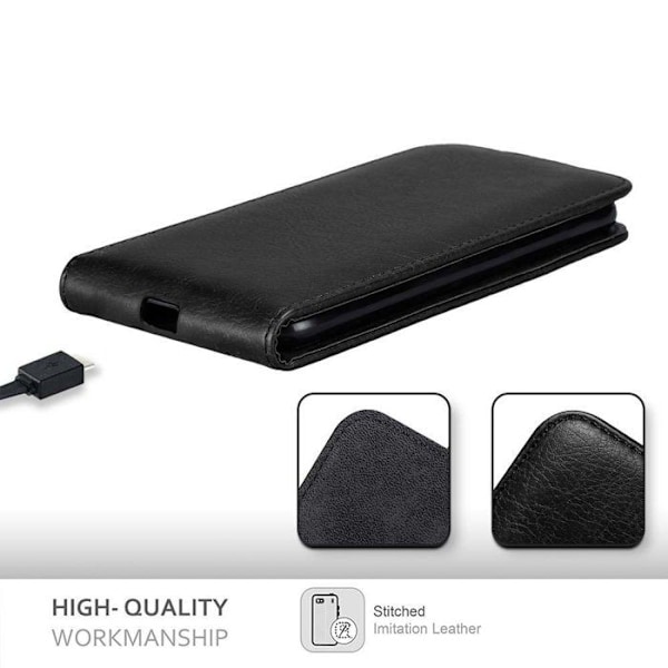 Coque för Google PIXEL 2 XL Etui i NATT SVART Hölster Skydd Flip magnetisk Plånbok Svart