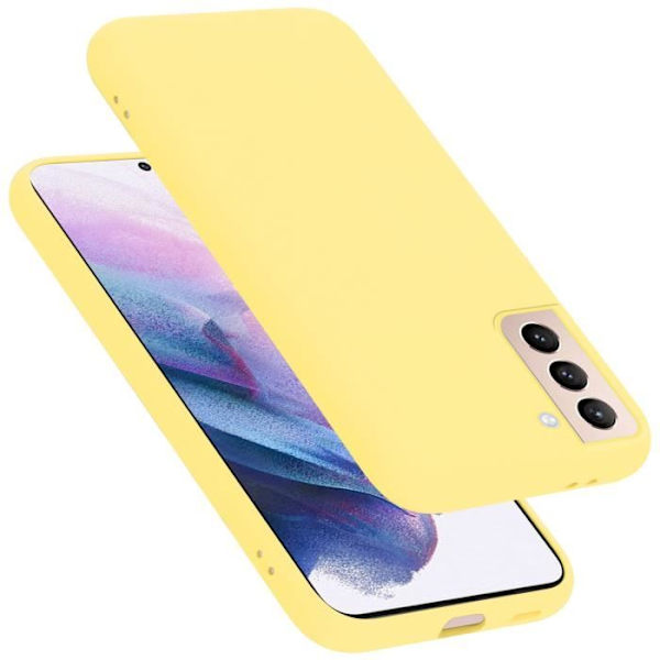 Coque - CADORABO - Samsung Galaxy S21 PLUS - Silikon TPU - Gul - Stötte skydd Gul
