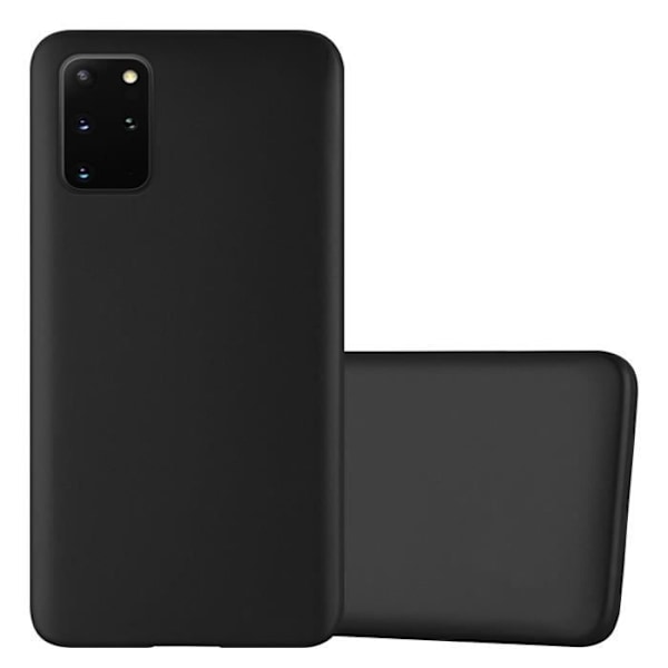 Coque - CADORABO - Samsung Galaxy S20 PLUS - Skydd i silikon TPU - Matdesign - Mjuk Svart