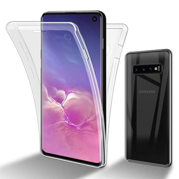 Transparent skydd för Samsung Galaxy S10 4G Vit