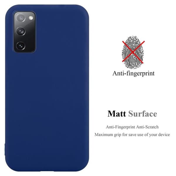 Skyddsfodral för Samsung Galaxy S20 FE CANDY MÖRKBLEU Stötskydd Silikon Blå