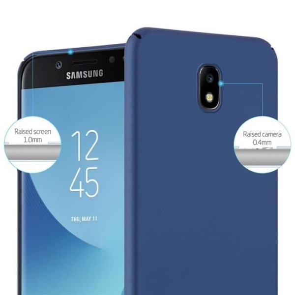 Coque - CADORABO - Samsung Galaxy J5 2017 - Hårdskydd - Matt Metallisk Design - Blå Blå