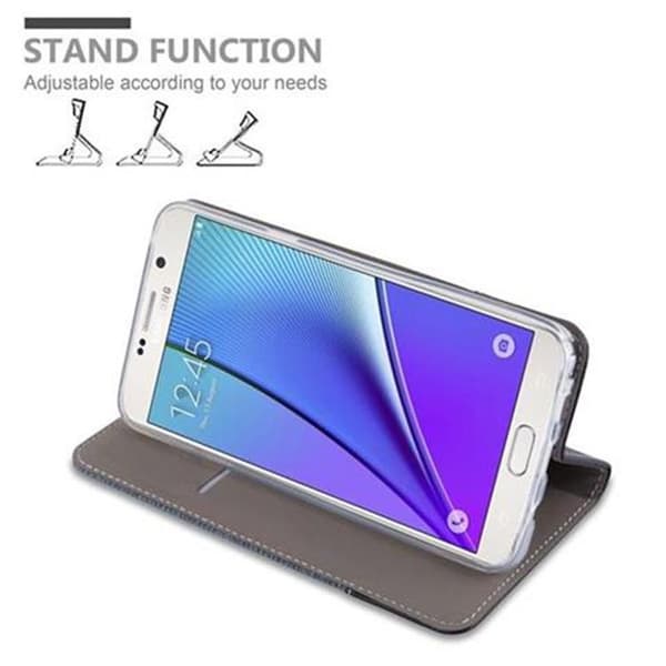Skyddsfodral för Samsung Galaxy NOTE 5 i BLÅSVART Stötskyddande Etui Blå