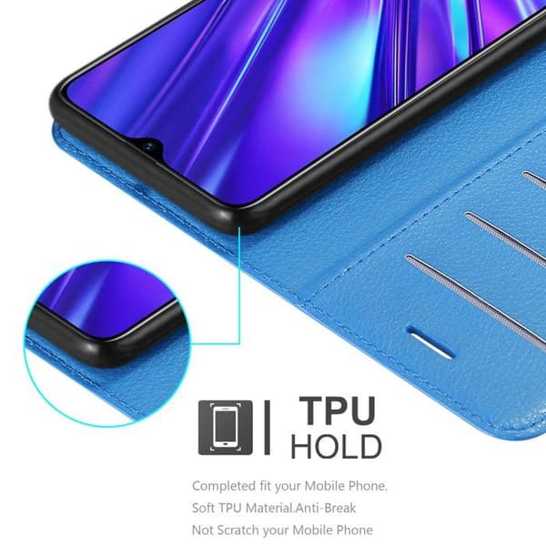 Fodral för Realme 5 / 5i / 6i / C3 i PASTELL BLÅ Blå