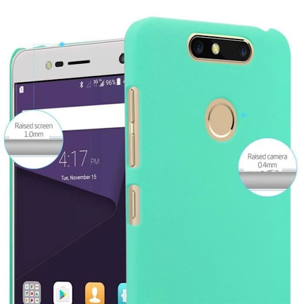 Coque - CADORABO - ZTE Blade V8 MINI - Hård skydd - Matt design - Grön färg Grön