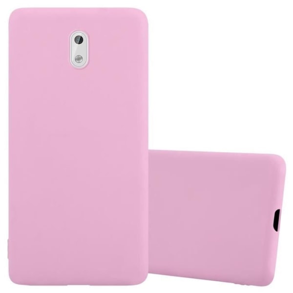 Fodral för Nokia 3 2017 i CANDY BRIGHT PINK Cadorabo Cover Protection Silikon TPU Fodral