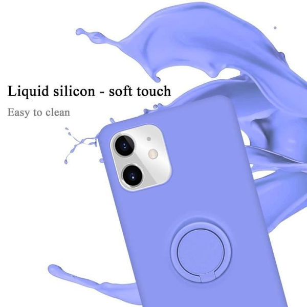 Ärende för iPhone 11 - CADORABO - LJUS VIOLETT - Silicone TPU - Mjukt skydd - Tunn design LJUSLILA VÄTSKA