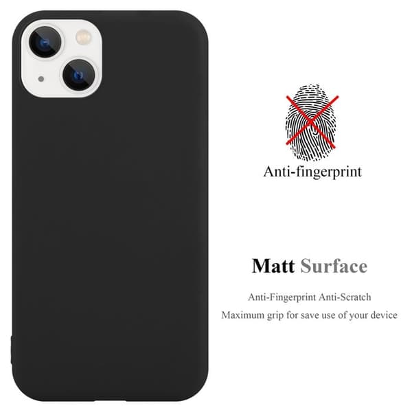 iPhone 14 CANDY NOIR Skal Stötsäker Silikon Svart