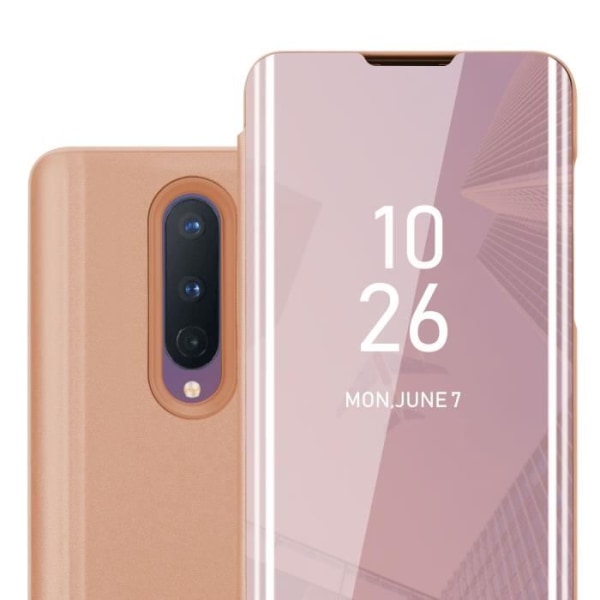 Coque - CADORABO - OnePlus 8 - KUNZIT ROSE - Clear View - Skydd 360 grader Rosa