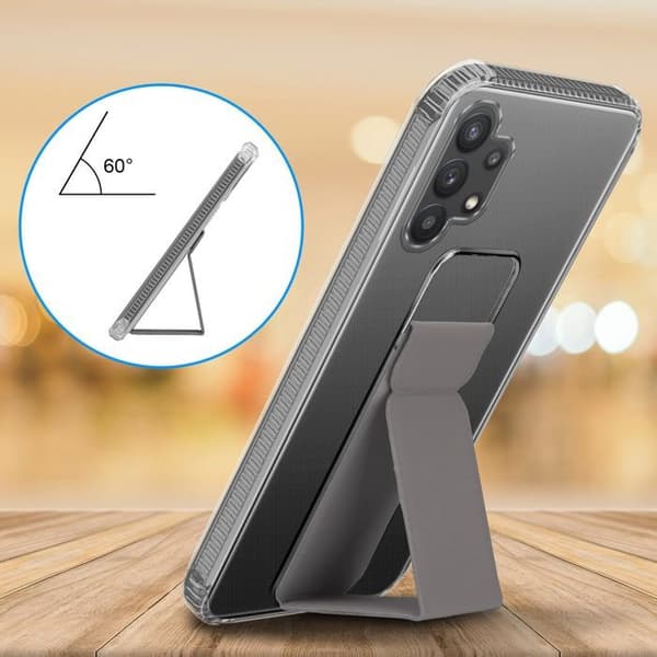 Skydd för Samsung Galaxy A32 5G GRÅ med stöd och ställfunktion Grå