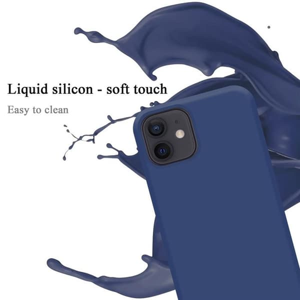 Skal för iPhone 12 MINI Stötskydd i LIQUID BLUE Blå