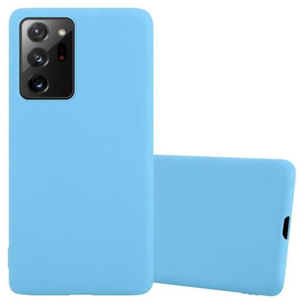 Coque för Samsung Galaxy NOTE 20 PLUS Etui i CANDY BLÅ Housse Case Cover Skydd Silikon TPU Case Blå