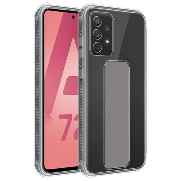 Skydd för Samsung Galaxy A72 4G / 5G GRÅ med stöd och ställfunktion Grå