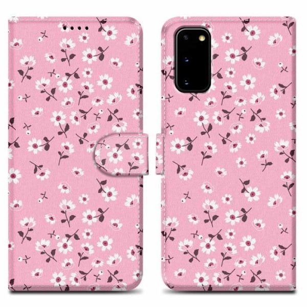 Coque - CADORABO - Samsung Galaxy S20 - Blommorr regn - Magnetisk stängning - Bokstil