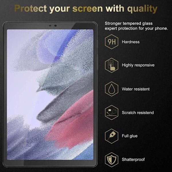 Skärmhärdat glas för Samsung Galaxy Tab A7 LITE (8,7 Zoll) HÖG TRANSPARENT Skyddsfilm Härdat härdat glasplatta