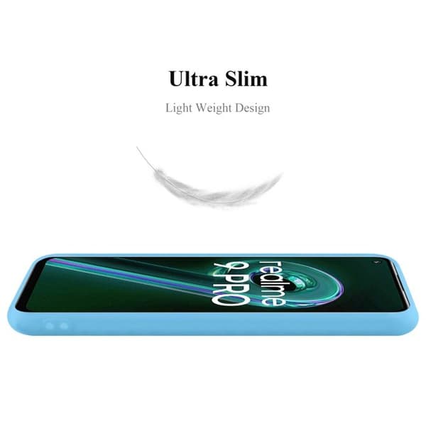 Skyddsfodral för Realme 9 4G / 9 PRO+ CANDY BLÅ Stötsäker Silikon Blå