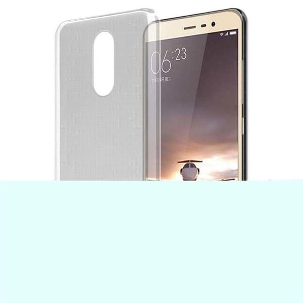 Transparent stötsäker silikonfodral för Xiaomi RedMi PRO Vit