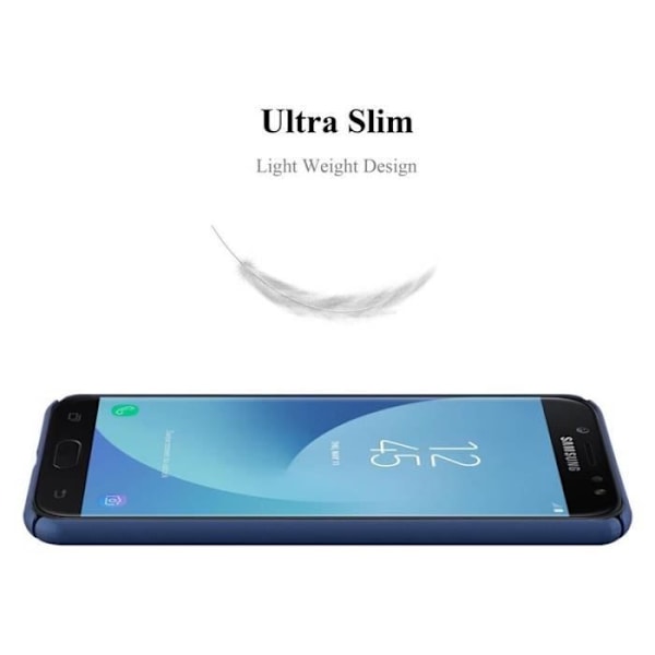 Coque - CADORABO - Samsung Galaxy J5 2017 - Hårdskydd - Matt Metallisk Design - Blå Blå