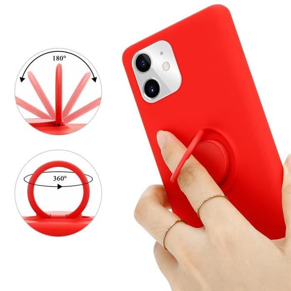 iPhone 11-fodral i LIQUID RED Stötskydd Röd