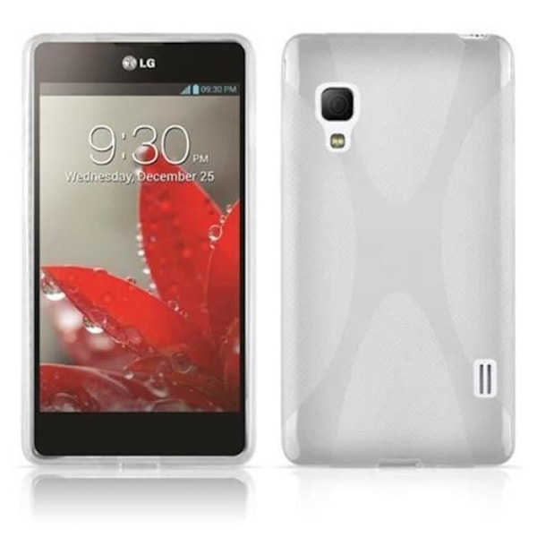 LG L5 fodral - CADORABO - Semi Transparent - Ultra Slim - Mycket bra skydd mot stötar Transparent