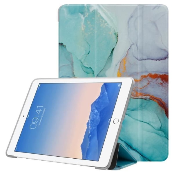 Tablettfodral för Apple iPad 2/3/4 Grönt marmorfodral Fodral Fodral Skyddsskydd Silikon TPU plånbok