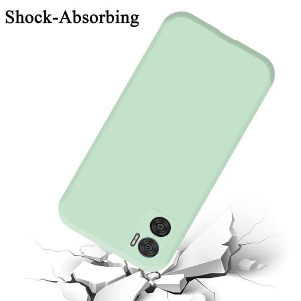 Skal för Motorola MOTO E22 / E22i Stötabsorberande i LIQUID LIGHT GREEN Grön