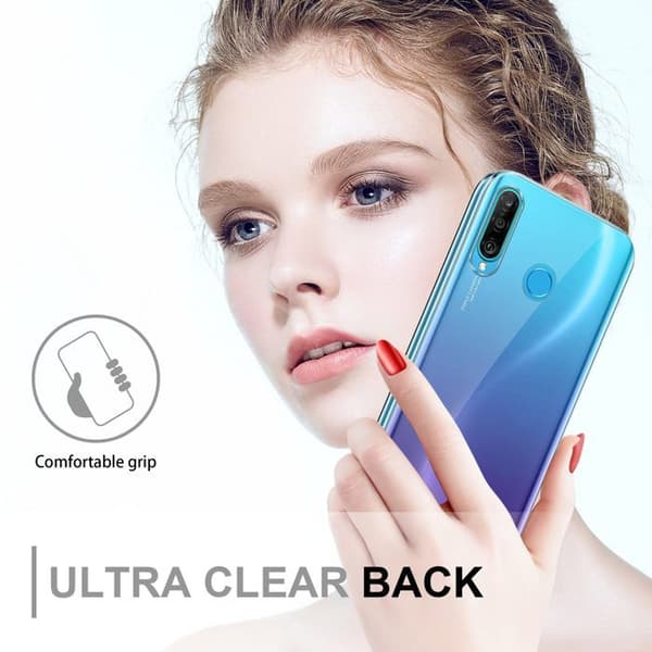 Transparent skydd för Huawei P30 LITE, helskydd Vit