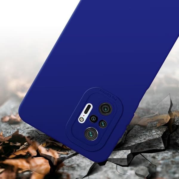 Skyddsfodral för Xiaomi RedMi NOTE 10 PRO i FLUID BLÅ Stötsäker skyddsfodral Blå