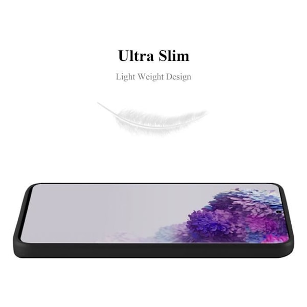 Telefontui - CADORABO - Samsung Galaxy S20 ULTRA - Silikon TPU - Mjuk skydd - Matt design Svart