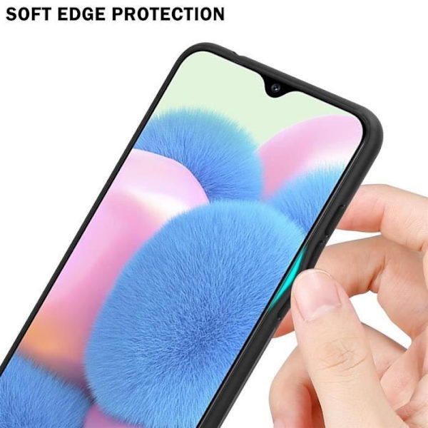 Coque - CADORABO - A50 4G / A50s / A30s - Tve färgers skydd - TPU - Halkfri ROSA - BLÅ