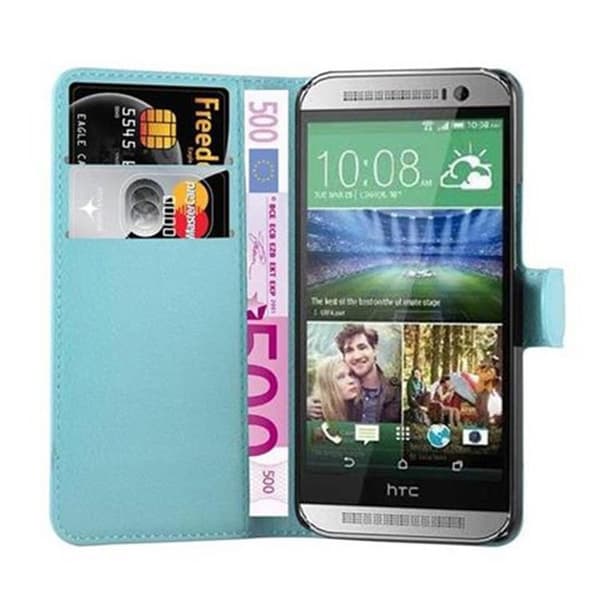Etui för HTC ONE M8 MINI i PASTELLBLÅ Blå
