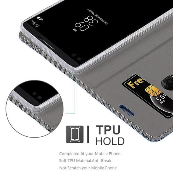 Cadorabo Fodral till LG V10 i MÖRKBLÅ SVART