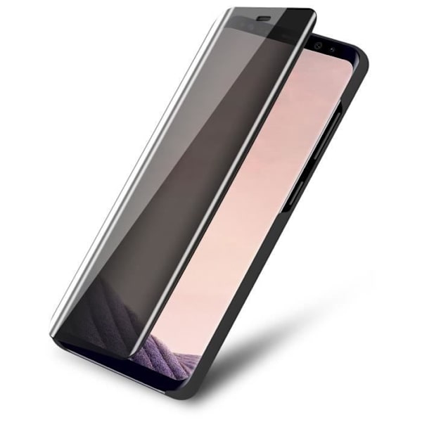 Coque - CADORABO - Samsung Galaxy S8 PLUS - Clear View - Turmalin Svart - Skydd 360° Svart turmalin