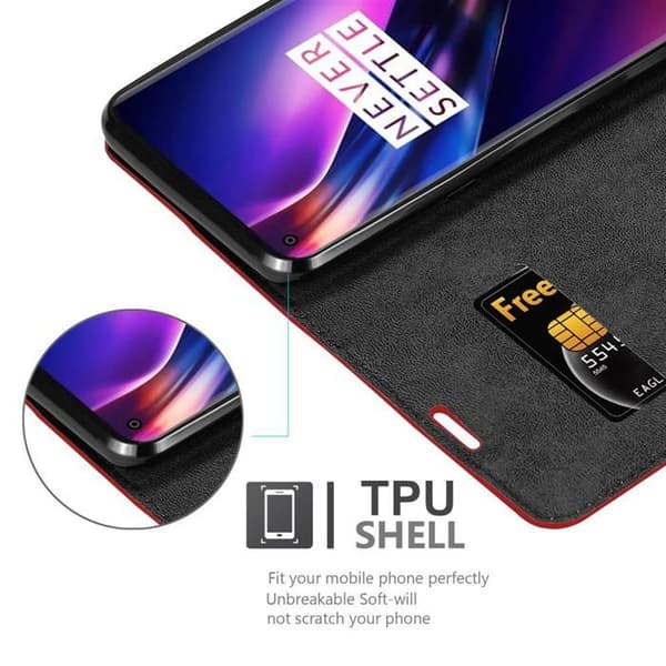 Etui för OnePlus 8 Skal i ÄPPLE RÖD Röd