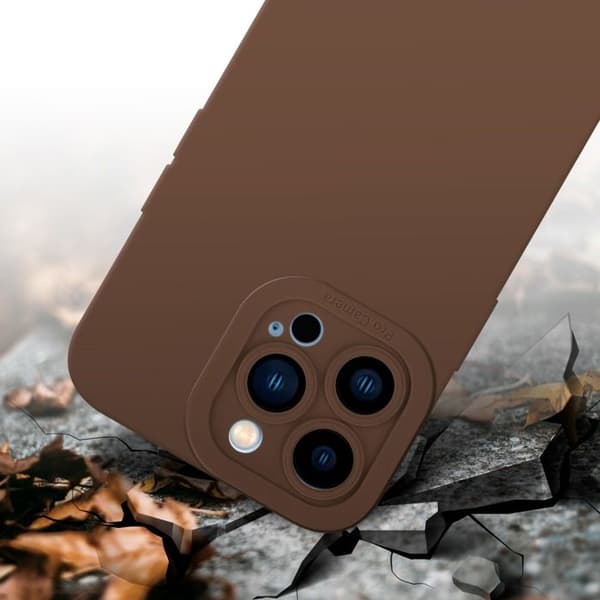 Skyddsfodral för iPhone 12 PRO i FLUID BRUN Stötsäker brun