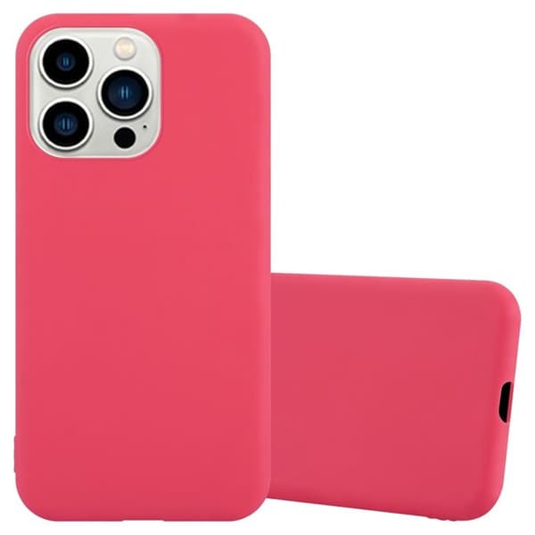 iPhone 14 PRO MAX CANDY RÖD Skal Stötskydd Silikon Röd