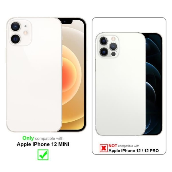 Hus för iPhone 12 MINI - CADORABO - Silikon TPU-fodral - Sockerrosa - Skydd för kameralinsen - Flexibel Godisrosa