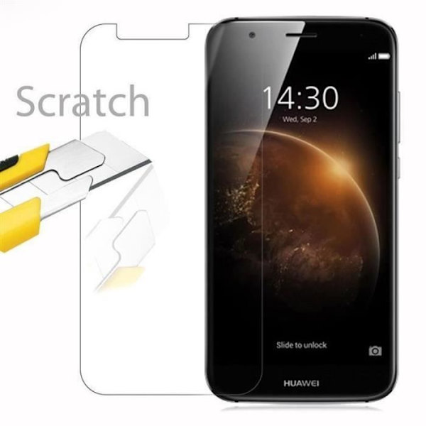 Cadorabo – Skärmskydd i härdat glas för > Huawei ASCEND G7 PLUS - G8 - GX8 < Skärmskydd i härdat glas Transparent