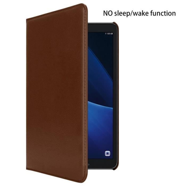Cadorabo Fodral till Samsung Galaxy Tab A 2016 (10,1" Zoll) SM-T585N - T580N i brunt - UTAN automatisk väckning